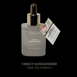 Sand + Fog Violet Sandalwood Parfum Oil Dropper — Rare Fan Favorite 50ml